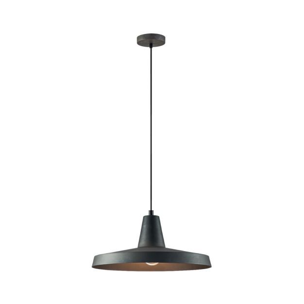 VK Lighting Sosta - lampe suspendue - Ø 30 x 118 cm - gris foncé