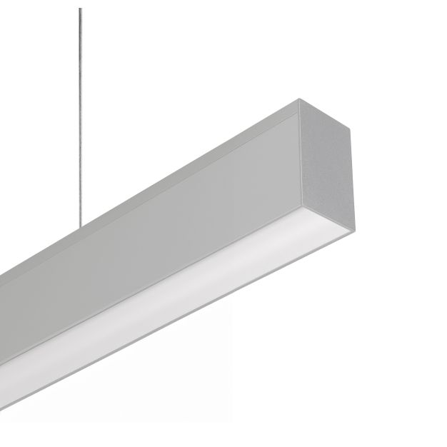 Roi Du Luminaire Slim Line - lampe suspendue - 118 x 5,5 x 3,3 cm - 22,5W LED incl. - alu - non-dimmersible - couleur de lumière blanche (4000K)