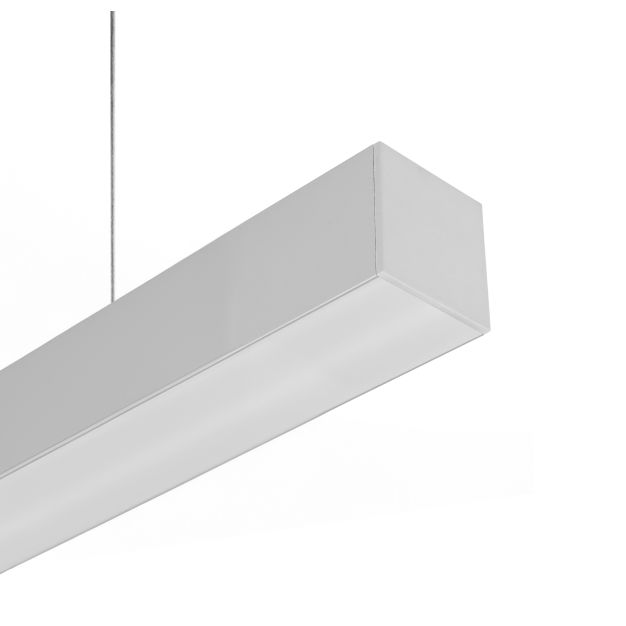 Roi Du Luminaire Line - lampe suspendue - 178 x 5,3 x 5,3 cm - 51W LED incl. - alu - dimmable - couleur de lumière blanc chaud (2700K)