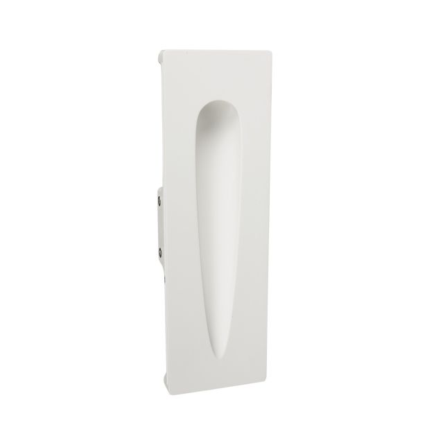 VK Lighting Gypsum - applique encastrée - 10 x 4,5 x 32 cm - 1W LED incl. - blanc