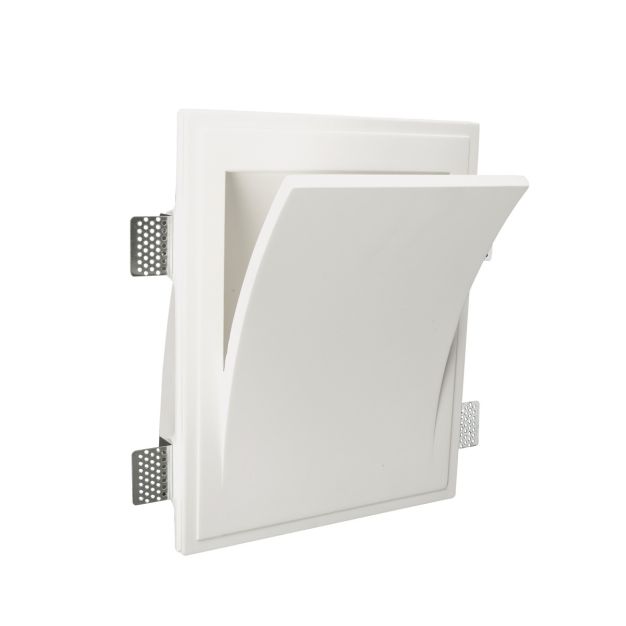 VK Lighting Gypsum - applique encastrée - 25 x 18,4 x 33 cm - blanc