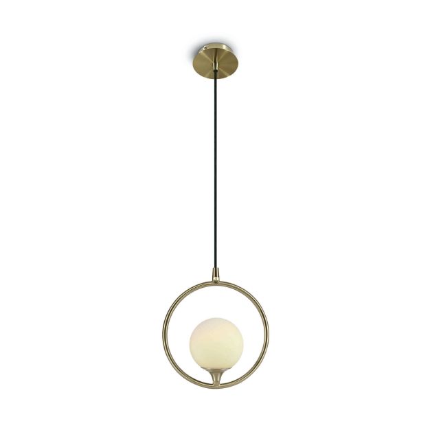 ONE Light Nordic Decorative - lampe suspendue - Ø 23,8 x 178 cm - laiton brossé