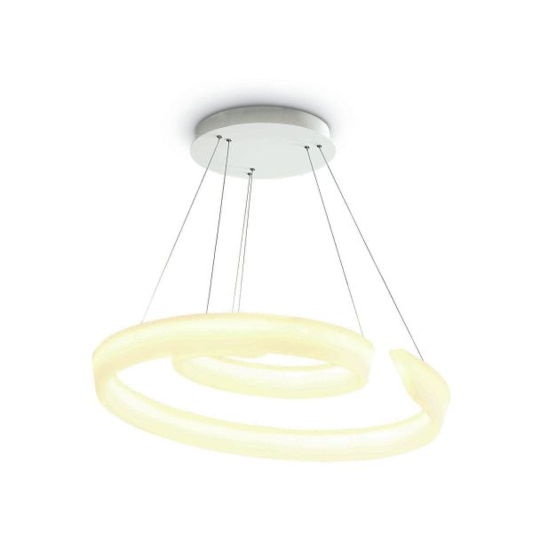 ONE Light Cloud Pendant Series - lampe suspendue - Ø 92 x 200 cm - 60W LED incl - blanc