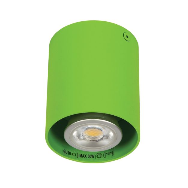 VK Lighting Simio - Spot en saillie - Ø 8 x 9,5 cm - vert