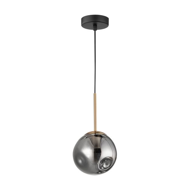 Nova Luce Spada - lampe suspendue - Ø 15 x 180 cm - chrome