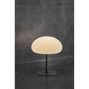 Nordlux Sponge - lampe de table d'extérieur - rechargeable par câble USB - Ø 34 x 40,5 cm - fonction Moodmaker à 3 niveaux - LED 6,8W incl. - IP65 - blanc