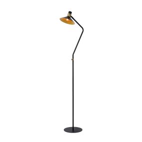 Lucide Pepijn - lampadaire - 145 cm - 3 niveaux de gradation - noir