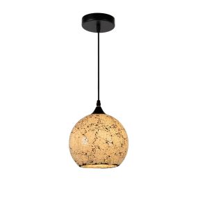 Lucide Ajo - lampe suspendue - Ø 20 cm, 151 cm - noir