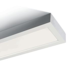 ONE Light LED Die Cast Panel - plafonnier - 120 x 14,5 x 5 cm - 40W LED incl. - IP40 - blanc - couleur de lumière blanc chaud