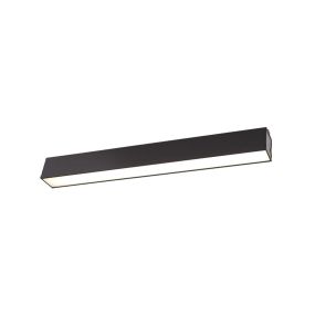 Maxlight Linear - plafonnier - 57 x 5 x 6,5 cm - 18W LED dimmable incl - noir