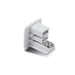 ONE Light Square Track Accessories - embout - système de rail triphasé - blanc