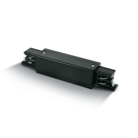 ONE Light Square Track Accessories - alimentation intermédiaire - système de rail triphasé - 16A - noir