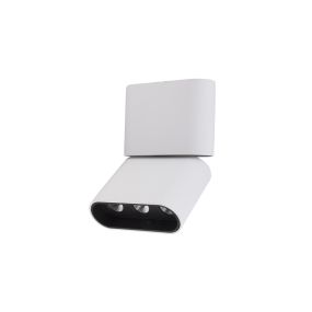 Maxlight Marvel - plafonnier - 11 x 3,5 x 16 cm - 12W LED incl. - blanc