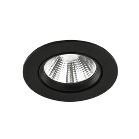 Nordlux Fremont - spot encastré - Ø 85 mm, Ø 72 mm encastré - 5,5W LED dimmable incl. - IP23 - noir