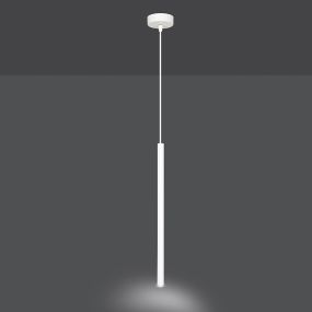 Emibig Selter - lampe suspendue - 8 x 8 x 120 cm - blanc