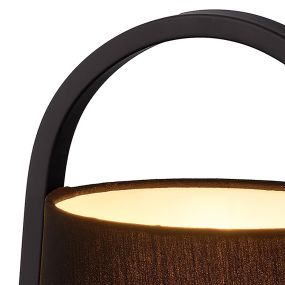 Lucide Dixi - lampe à poser - 32 cm - noir