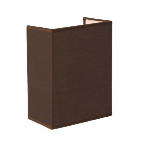 Lucide Coral Square - applique murale - 14,3 x 10 x 20 cm - brun