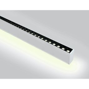 ONE Light LED Linear Profiles - lampe suspendue - 130 x 7 x 3,5 cm - 40W + 20W LED incl. - blanc - couleur de lumière blanche