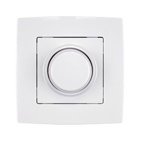 Elmark City - Variateur rotatif unipolaire à LED - 3 à 300 watts LED - blanc