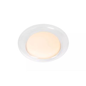 Lucide Sketes - plafonnier - Ø 35,2 x 8,5 cm - 18W LED dimmable incl - blanc