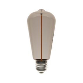 Creative Cables Lampe à filament LED magnétique - Ø 6,4 x 14,9 cm - E27 - 2,2W - 1800K - fumé