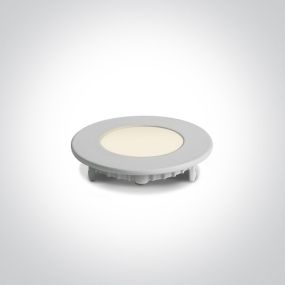 ONE Light Round Recessed Panels CCT V - spot à encastrer - Ø 85 mm, Ø 70 mm à encastrer - 3W LED incl. - blanc - couleur de lumière réglable