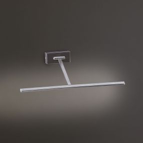 Maxlight Picture - applique murale - 45 x 21 x 4 cm - 4,62W LED incl - métal brossé