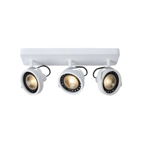 Lucide Tala LED - spot en saillie 3L - 45 x 12 x 20 cm - 3 x 12W LED dimmable incl - blanc (action !)