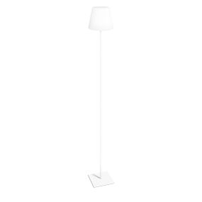 Century Italia Altea - lampadaire d'extérieur avec pic optionnel - Ø 18 x 142 cm - 2W dimmable LED incl - IP44 - blanc