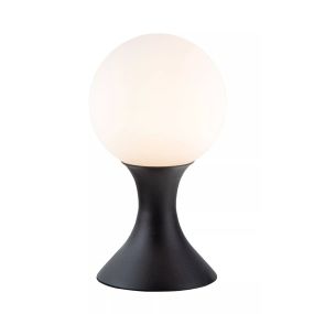 Lucide Moya - lampe à poser - Ø 12 x 22 cm - noir