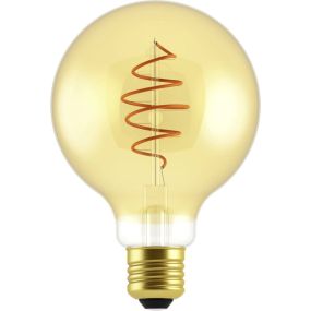 Nordlux Lampe à incandescence LED - Ø 9,5 x 14 cm - E27 - 5W dimmable - 2200K - ambre