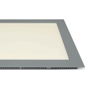 ONE Light Square Recessed Panels - plafonniers encastrés - 30 x 30 x 2,2 cm - 30W LED incl. - IP40 - gris - couleur de lumière blanc froid