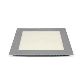 ONE Light Square Recessed Panels - spots encastrés - 22 x 22 x 2 cm - 22W LED incl. - IP40 - gris