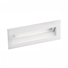 Nova Luce Krypton - applique encastrée - 13,5 x 8 x 5,5 cm - 3W LED incl. - IP54 - blanc