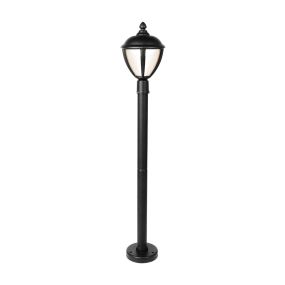 Lutec Unite - lampe de jardin - Ø 16 x 98 cm - 9W LED incl - IP44 - noir