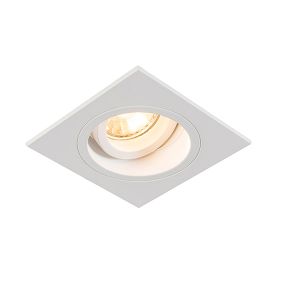 Zuma Line Chuck DL square - spot encastré - 92 x 92 mm, Ø 80 mm taille d'encastrement - blanc