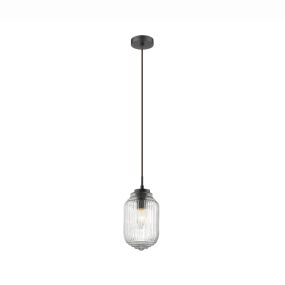 Nova Luce Nord - lampe suspendue - Ø 12 x 120 cm - transparent