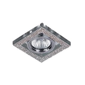 Elmark CR-776 - spot encastrable - Ø 90 mm, Ø60 mm encastrable - chrome et argent