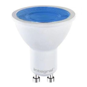 Spot LED intégré - Ø 5 x 5,6 cm - GU10 - 5W non-dimmersible - bleu