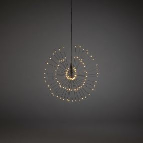 Konstsmide - ampoule décorative micro LED - Ø 25 x 500 cm - ambre et noir