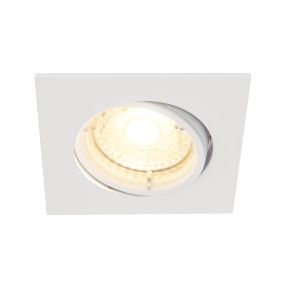 Nordlux Dorado - set de 3 - 85 x 85 mm, Ø 72 mm encastrable - 5,5W LED dimmable incl. - blanc