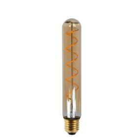 Lucide Lampe à filament LED -Ø 3,2 x 20 cm - E27 - 5W dimmable - 2200K -ambre