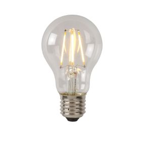 Lucide Ampoule à filament LED - Ø 6 x 10,5 cm - E27 - 5W dimmable - 2700K - transparent