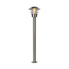 Lucide Zico - lampe de jardin - 100 cm - IP44 - chrome mat