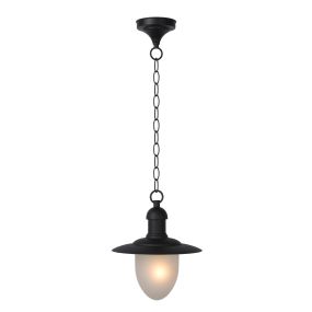 Lucide Aruba - lampe suspendue - Ø 25 x 78 cm - IP44 - noir