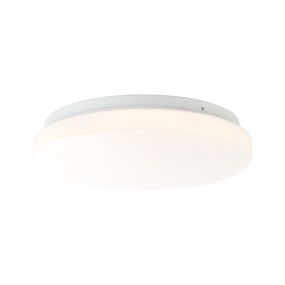 Brilliant Farica - plafonnier - Ø 26 x 5,5 cm - 12W LED incl. - blanc