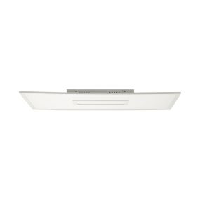 Brilliant Odella - plafonnier avec télécommande - 80 x 40 x 5 cm - 38W LED dimmable incl. avec couleur de lumière réglable - blanc