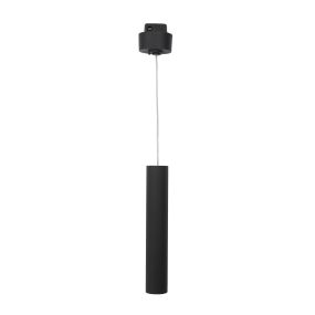 Nova Luce Jazz - lampe suspendue pour système de profilés magnétiques - Ø 3 x 150 cm - 10W LED incl. - noir - couleur de lumière blanche