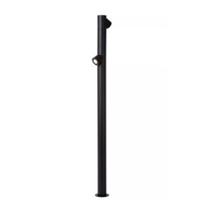 Lucide Ibamba - lampe de jardin - 10 x 11,6 x 100 cm - 2 x 6W LED incl. - IP65 - noir