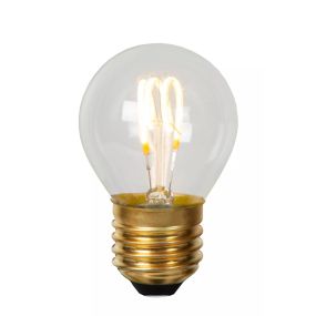 Lucide Ampoule à filament LED - Ø 4,5 x 7,2 cm - E27 - 3W dimmable - 2700K - transparente